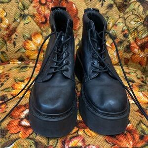 Naked Wolfe Platform Ankle Boots